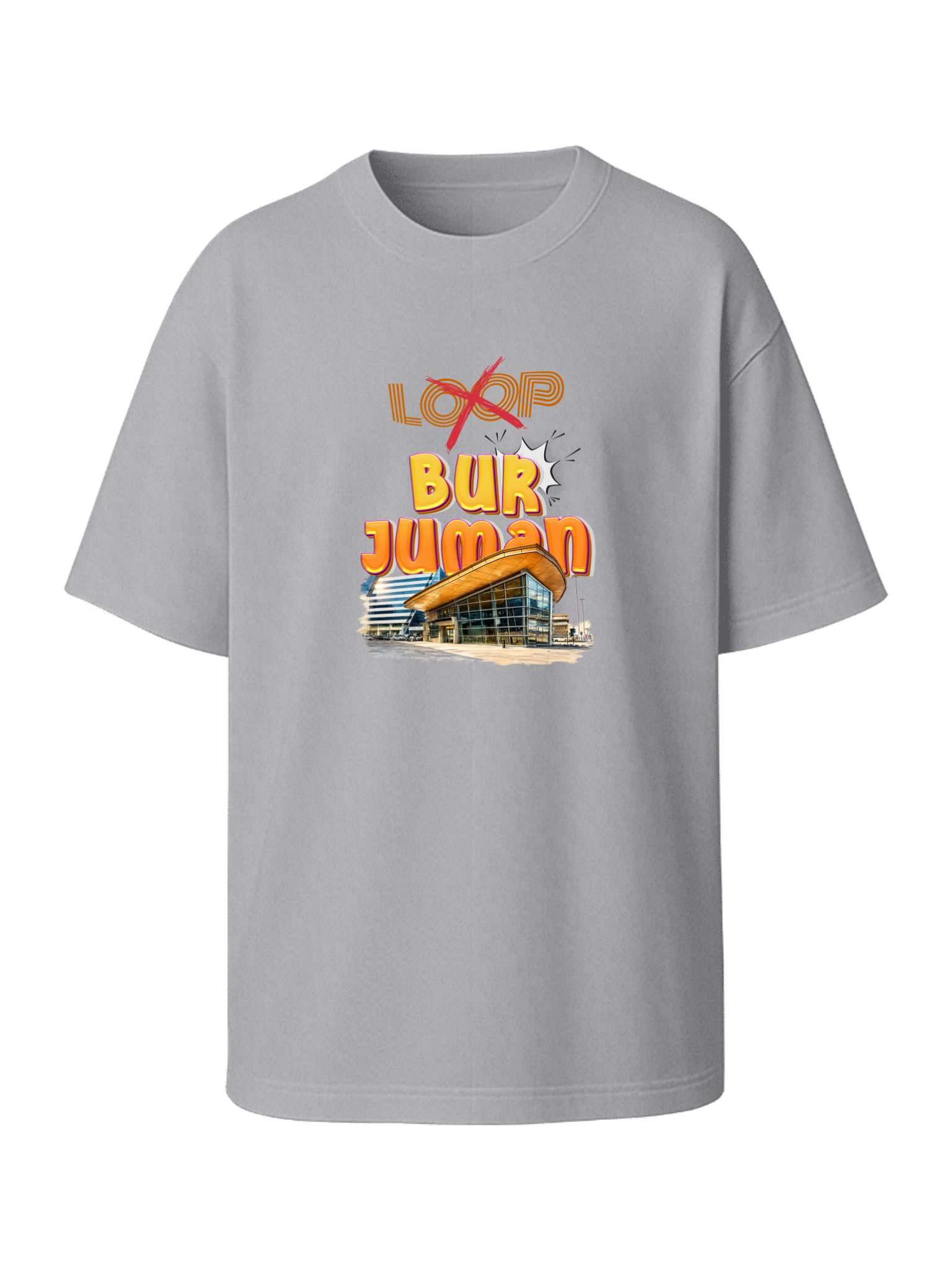 Loop BurJuman - Unisex Heavy Oversized Tee