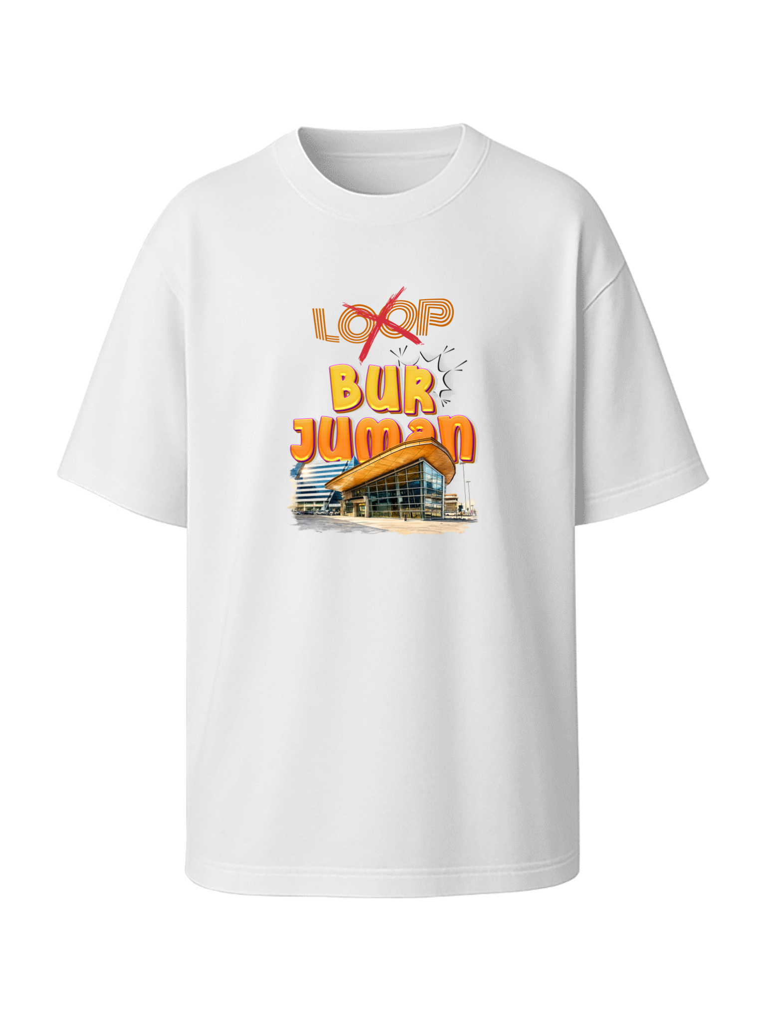 Loop BurJuman - Unisex Heavy Oversized Tee