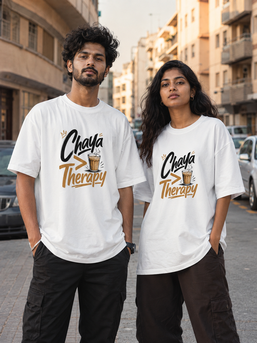 Chaya > Therapy - Unisex Heavy Oversized Tee