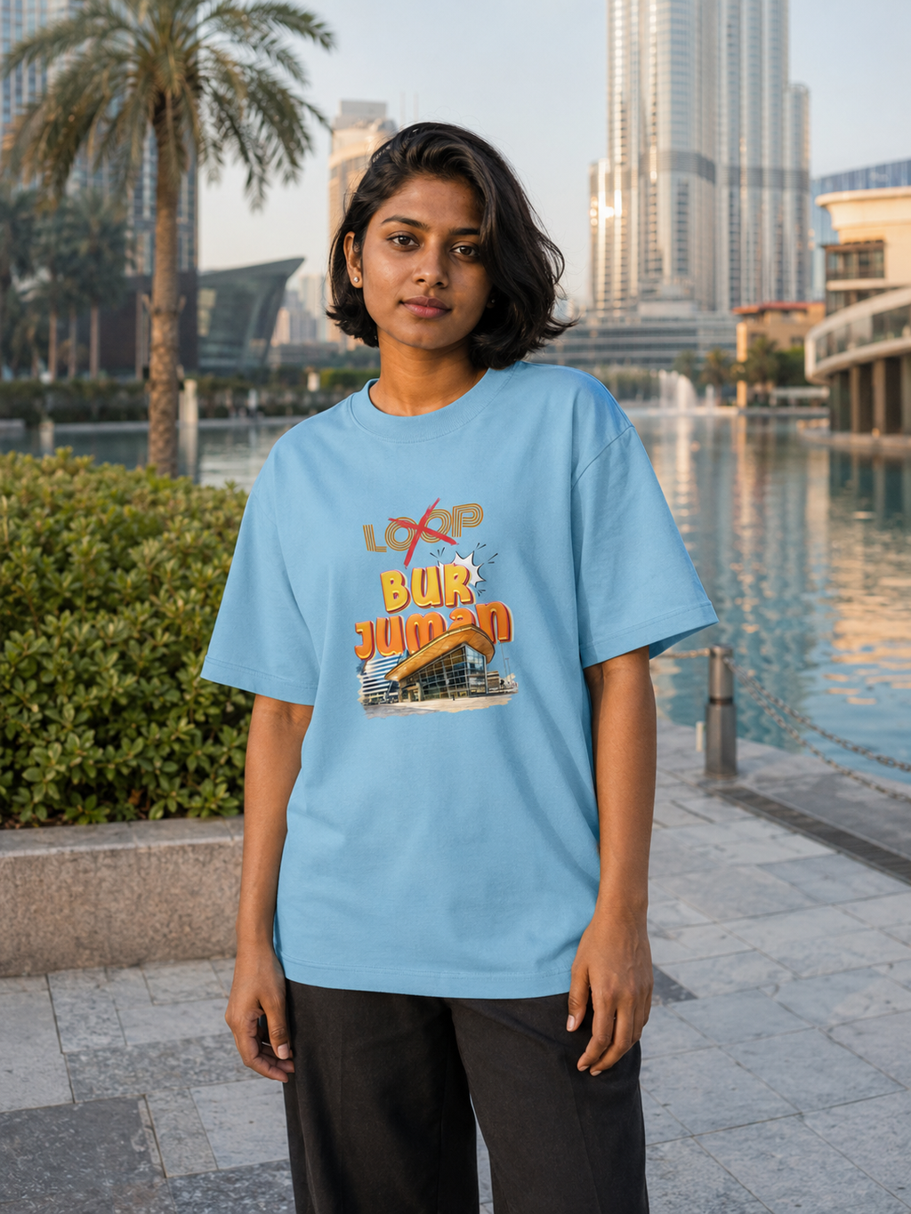 Loop BurJuman - Unisex Heavy Oversized Tee
