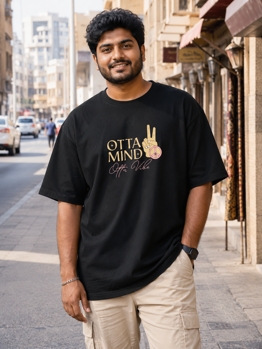 Otta Mind Otta Vibe - Unisex Heavy Oversized Tee