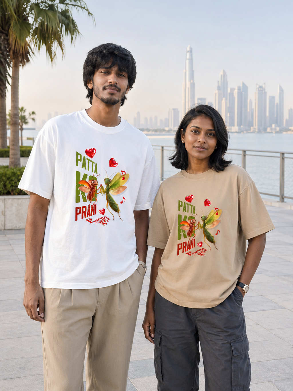 Patta Ko Prani Se Pyar Ho Gaya - Unisex Heavy Oversized Tee